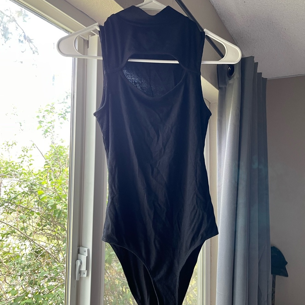black bodysuit